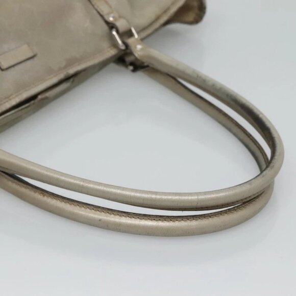 GUCCI GG Implementation Tote Bag Silver 197953 Auth 129342 - Picture 8 of 15